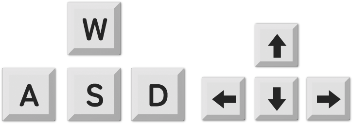 「メタバース×HP AI」PC版でのWASD・矢印キーによる移動操作