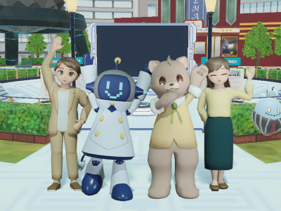 ブランドコンセプトに基づき制作されるオリジナルアバターのイメージ
